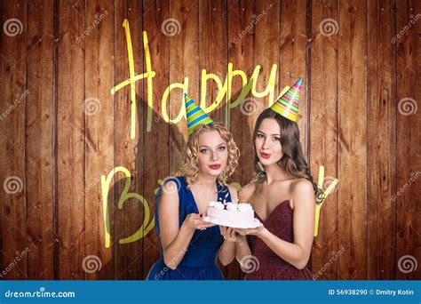 group  young people celebrate happy birthday stock photo image  color blue