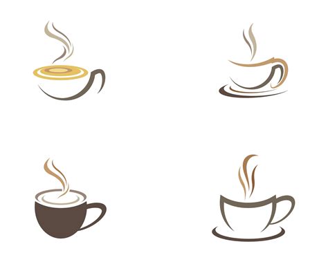 coffee cup images logo set  vector art  vecteezy
