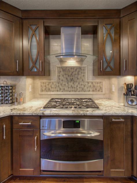 contemporary kitchen  stove  granite countertop hgtv