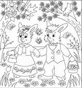 Nicole Coloring Easter Florian Pages March Bunnies Created Tuesday sketch template