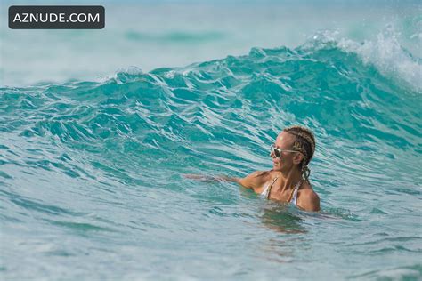 Lady Victoria Hervey Nipple Slip On The Beach In Barbados Aznude