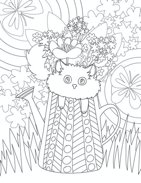 spring coloring pages  kids  adults freebie finding mom