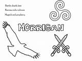Coloring Pages Celtic Pagan Deity Kids sketch template