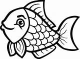 Clipart Fishing Fish Webstockreview Collection sketch template