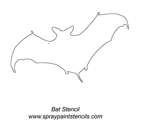 bat stencil ideas  pinterest diy halloween bats bat