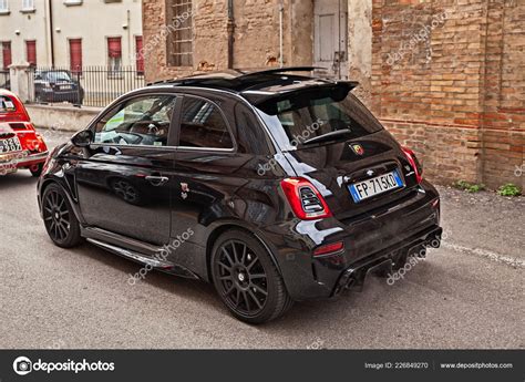 italian sports car abarth  competizione performance model fiat  stock editorial photo