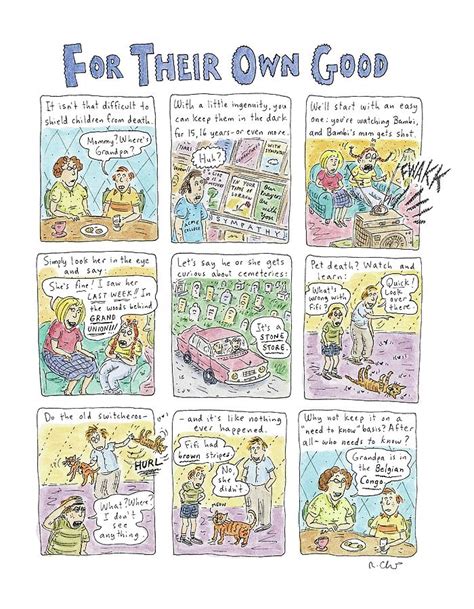 For Their Own Good Drawing By Roz Chast Fine Art America