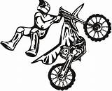 Scrambler Stunt Motorbikes sketch template