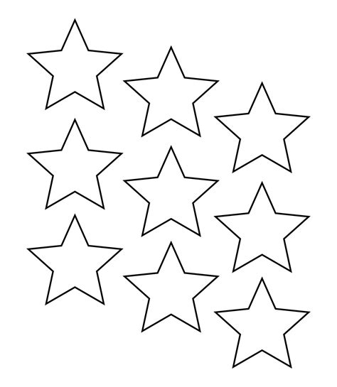 cut  star shape    printables printablee