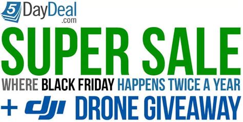drone giveaway super sale giveaway logo daydeal discounts