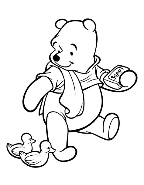 baby winnie  pooh christmas coloring pages winnie  pooh care