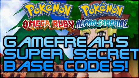 Pokemon Omega Ruby Alpha Sapphire Gamefreak Secret Base