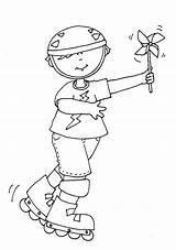 Skating Boy Color Dearie Digi Stamps Dolls Unknown Posted Am sketch template