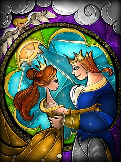 Illustrations Done The Way Of Stained Glass Art Disney Art Disney