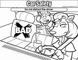 Coloring Safety Infection Car Pages Colouring Prevention Resolution Template Medium sketch template