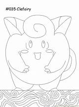 Clefairy Pokemon Coloring Pages Online Printable Cartoons Color sketch template