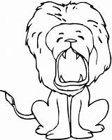 Tiger Coloring Pages Lion Kids sketch template