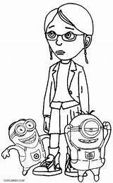 Despicable Coloring Pages Margo Cool2bkids Talent Show Shows Printable Color Getcolorings sketch template