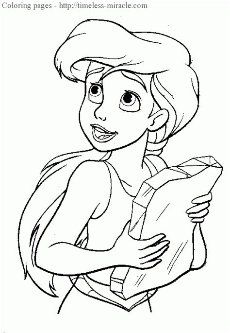 baby disney princess coloring pages imagui