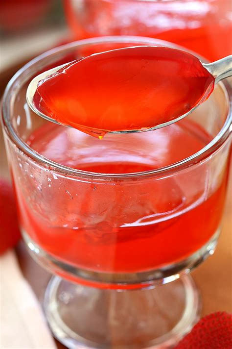 homemade vegan strawberry jelly    jelly  gelatin
