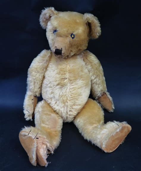 A Large Vintage Jointed Teddy Bear 56cm