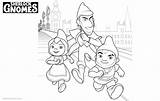 Sherlock Gnomes Coloring Pages Characters Printable Kids sketch template