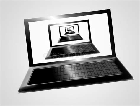 black laptops stock illustration illustration  network