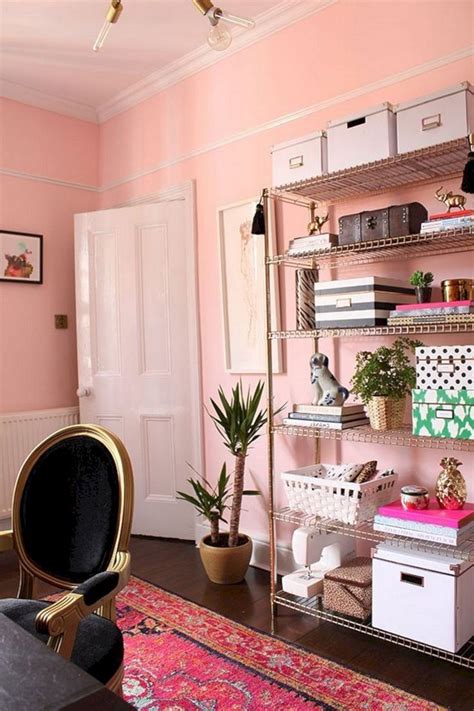 nice romantic pink home offices color scheme ideas pink home