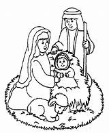 Maria Jozef Kleurplaat Jezus Stal Bijbel Kerstverhaal Kerst Kerstmis sketch template