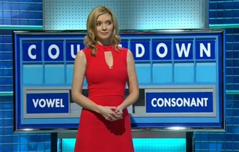 rachel riley wears sexy red dress on countdown as she reveals worst
