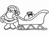 Schlitten Weihnachtsmann Babbo Slitta Slee Kerstman Trineo Kleurplaat Claus Malvorlage Noel Stampare Treno Papai Kleurplaten Schoolplaten sketch template