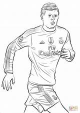 Kroos Toni Kolorowanka Disegni Dibujos Ronaldo Dybala Cristiano Fussball Ausmalbild Lewandowski Kolorowanki Ausdrucken Druku Kostenlos sketch template