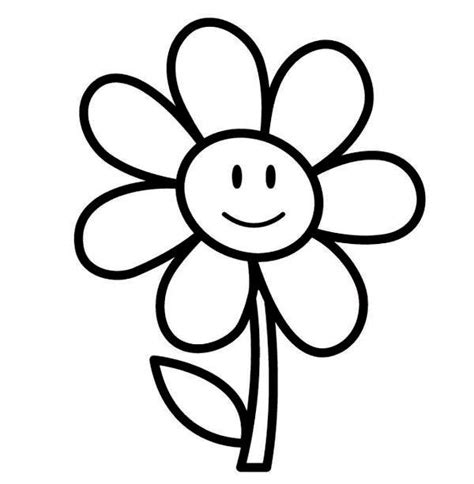 easy printable flower coloring pages printable flower coloring pages
