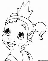 Tiana Coloring Princess Pages Disney Baby Frog Girls Colouring Little Printable Kids Prince Print Sheets Color Cute Template Azcoloring Clipart sketch template
