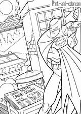 Batman Coloring Pages Color Print sketch template