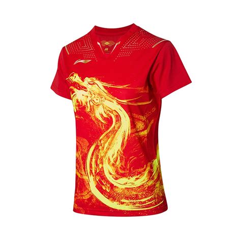 View 2021 Tokyo Olympic Li Ning Women Ping Pong Jersey Table Tennis