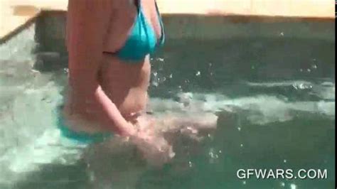 horny college girls stripping naked in the pool porn videos