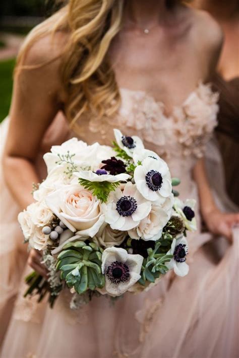 40 anemone wedding ideas bouquets cakes and invitations