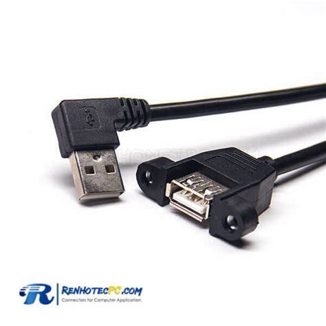 Usb Type A Male Connector Pinout 180 Degree A Female To 90
