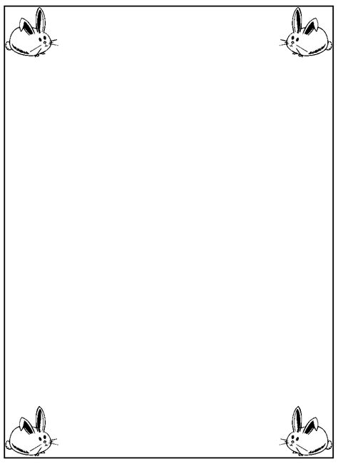 simple page border corners clipart