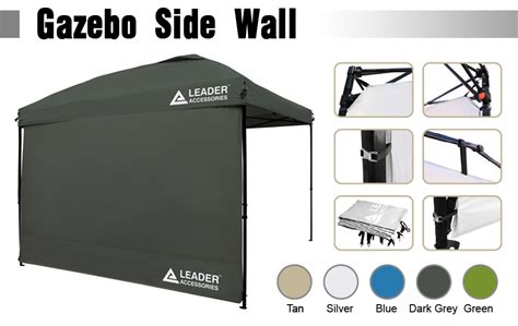 amazoncom leader accessories instant canopy sunwall side wall   feet  feet