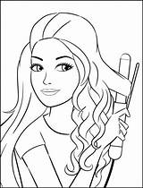 Coloring Pages Ladies Fashionista Coloringtop sketch template