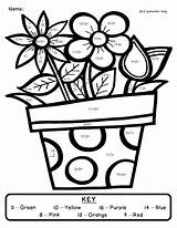 Math Coloring Spring Worksheets Addition Choose Board Pages sketch template