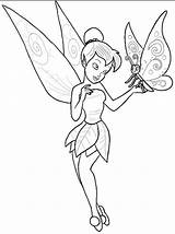 Tinkerbell Drawing Butterfly Draw Easy Cute Step Holding Drawings Coloring Pages Fairy Drawinghowtodraw Princess Follow Steps Disney Cartoon Friends A4 sketch template