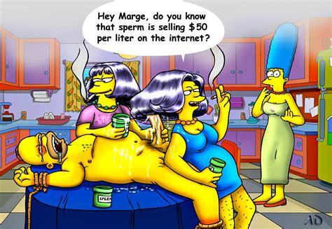 Post 1608918 Advertisement Homer Simpson Marge Simpson Patty Bouvier
