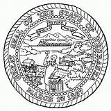 Nebraska Seal Library Capitol Designlooter sketch template