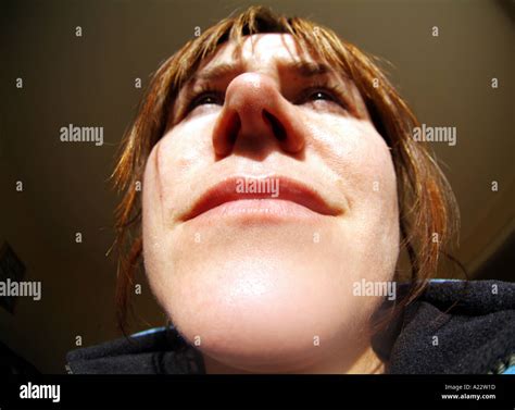 ugly woman big chin  res stock photography  images alamy