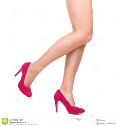hauts talons roses et pattes sexy photo stock image du adulte pieds