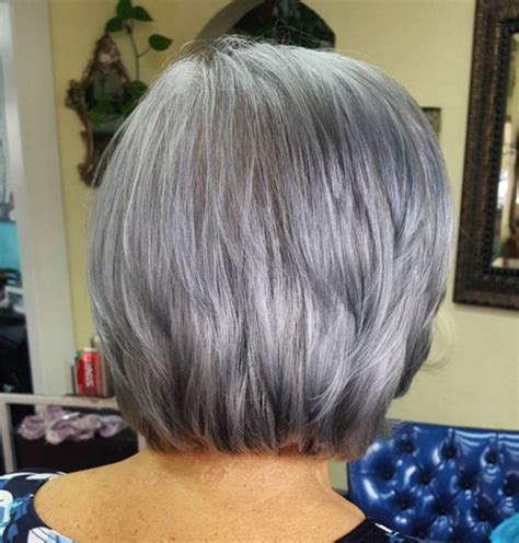 65 gorgeous gray hair styles hair styles grey hair over