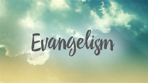 reasons  evangelism    priority   church